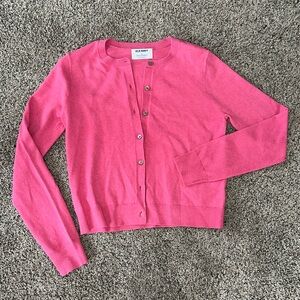 Old navy pink cardigan sweater